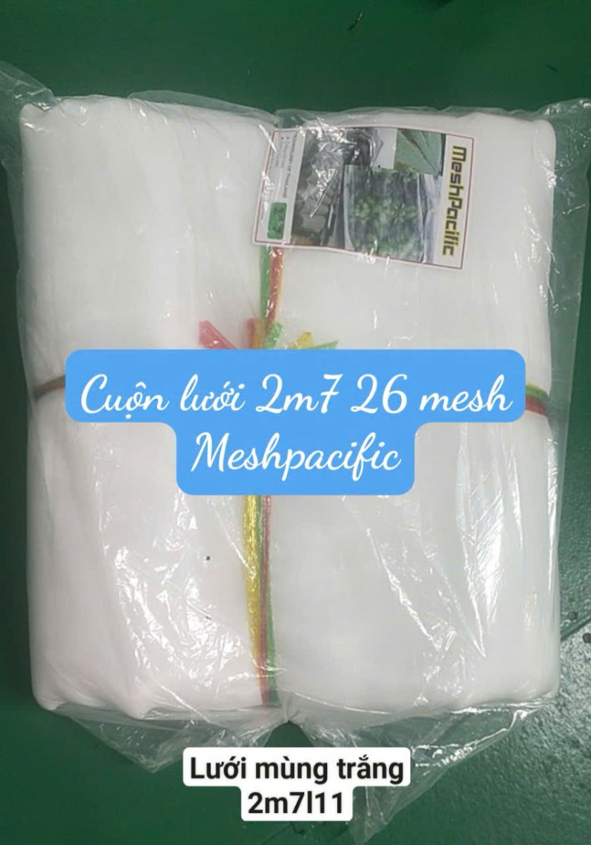 LƯỚI CHẮN CÔN TRÙNG KHỔ 2M7 X 45M - CÔNG TY TNHH MESHPACIFIC